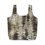 Luxury Snake Print Full Print Recycle Bag (M) Front