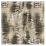 Luxury Snake Print Large Satin Scarf (Square) Front