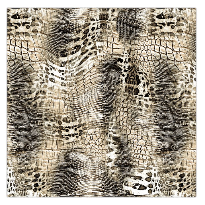 Luxury Snake Print Large Satin Scarf (Square)