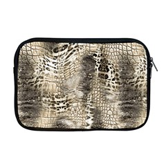 Luxury Snake Print Apple Macbook Pro 17  Zipper Case by CoshaArt