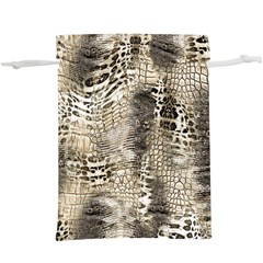 Luxury Snake Print  Lightweight Drawstring Pouch (xl) by CoshaArt