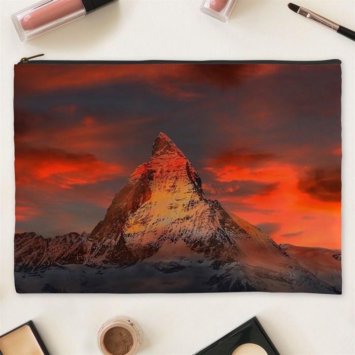 Switzerland-zermatt-mountains-snow- Cosmetic Bag (XXXL)