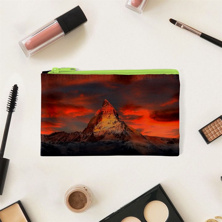 Switzerland-zermatt-mountains-snow- Cosmetic Bag (XS)