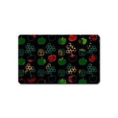 Apples Honey Honeycombs Pattern Magnet (Name Card)