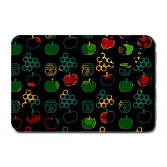 Apples Honey Honeycombs Pattern Plate Mats