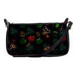 Apples Honey Honeycombs Pattern Shoulder Clutch Bag Front