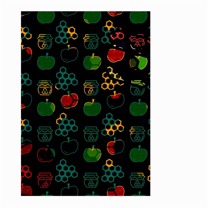 Apples Honey Honeycombs Pattern Large Garden Flag (Two Sides)