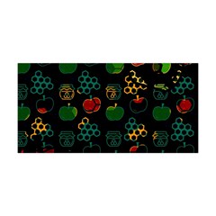 Apples Honey Honeycombs Pattern Yoga Headband