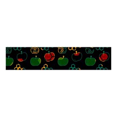 Apples Honey Honeycombs Pattern Velvet Scrunchie