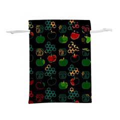 Apples Honey Honeycombs Pattern Lightweight Drawstring Pouch (L)