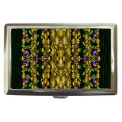 Fanciful Fantasy Flower Forest Cigarette Money Case by pepitasart