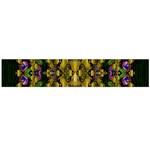 Fanciful Fantasy Flower Forest Large Flano Scarf  Back