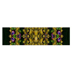 Fanciful Fantasy Flower Forest Satin Scarf (oblong) by pepitasart