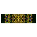 Fanciful Fantasy Flower Forest Satin Scarf (Oblong) Front