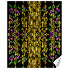 Fanciful Fantasy Flower Forest Canvas 16  X 20  by pepitasart