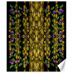 Fanciful Fantasy Flower Forest Canvas 20  X 24  by pepitasart