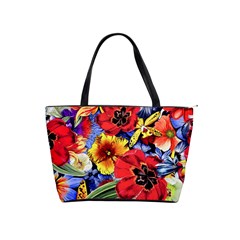 Flower Pattern Classic Shoulder Handbag