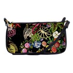 Tropical Pattern Shoulder Clutch Bag Front