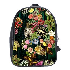 Tropical Pattern School Bag (xl) by CoshaArt