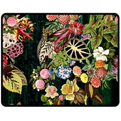 Tropical Pattern Double Sided Fleece Blanket (medium)  by CoshaArt