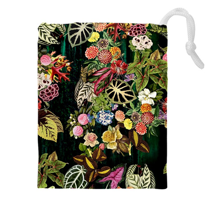 Tropical Pattern Drawstring Pouch (4XL)