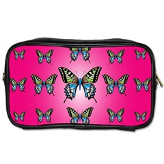 Butterfly Toiletries Bag (one Side) by Dutashop