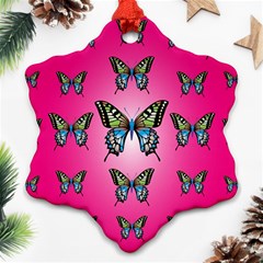 Butterfly Snowflake Ornament (two Sides)