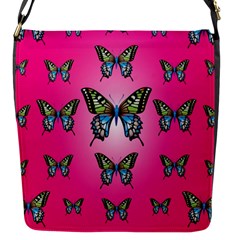 Butterfly Flap Closure Messenger Bag (s)