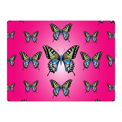 Butterfly Double Sided Flano Blanket (mini)  by Dutashop