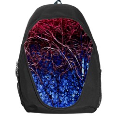 Autumn Fractal Forest Background Backpack Bag by Amaryn4rt