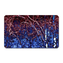 Autumn Fractal Forest Background Magnet (rectangular) by Amaryn4rt