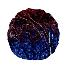 Autumn Fractal Forest Background Standard 15  Premium Round Cushions by Amaryn4rt