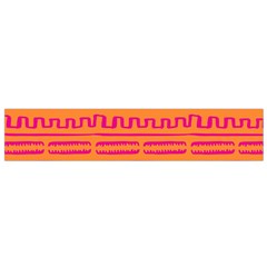 Mudcloth Hot Tangerine Small Flano Scarf