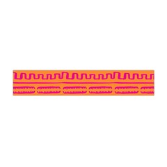 Mudcloth Hot Tangerine Flano Scarf (mini) by MickiRedd