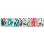 Colorful Spotted Reptilian Coral Small Flano Scarf Front