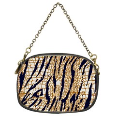 Tiger Snake Black 7000 Chain Purse (two Sides)