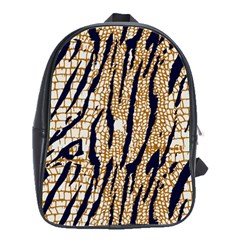 Tiger Snake Black 7000 School Bag (large) by MickiRedd