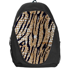 Tiger Snake Black 7000 Backpack Bag by MickiRedd