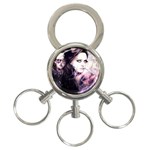 Sakura Girl 3-Ring Key Chain Front