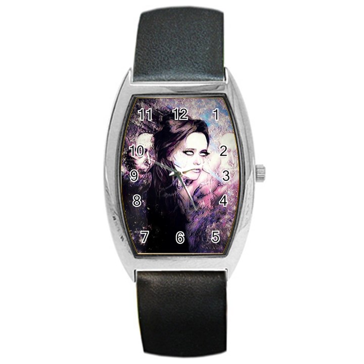 Sakura Girl Barrel Style Metal Watch