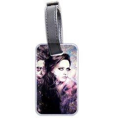 Sakura Girl Luggage Tag (two Sides) by MRNStudios