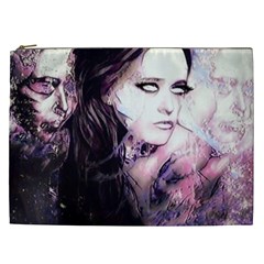 Sakura Girl Cosmetic Bag (xxl) by MRNStudios