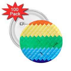 Mandalas-1084082 Textured-rainbow 2 25  Buttons (100 Pack)  by jellybeansanddinosaurs