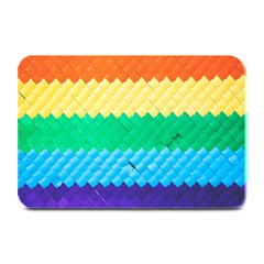 Mandalas-1084082 Textured-rainbow Plate Mats by jellybeansanddinosaurs