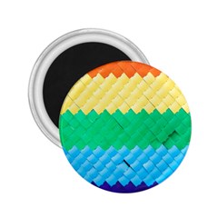 Mandalas-1084082 Textured-rainbow 2 25  Magnets by jellybeansanddinosaurs