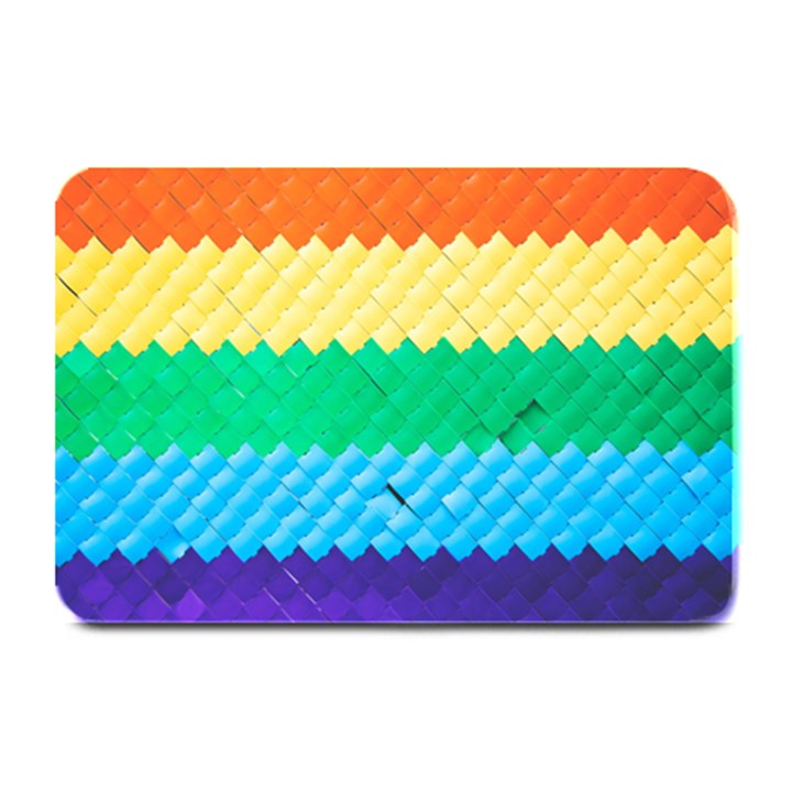 Mandalas-1084082 Textured-rainbow Plate Mats