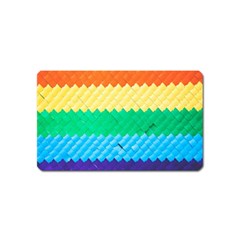 Mandalas-1084082 Textured-rainbow Magnet (name Card)