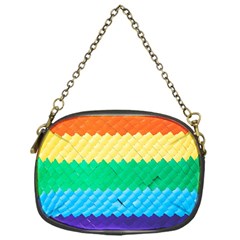 Mandalas-1084082 Textured-rainbow Chain Purse (one Side) by jellybeansanddinosaurs