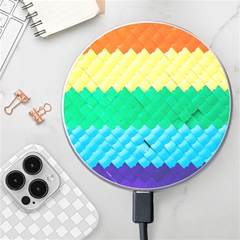 Mandalas-1084082 Textured-rainbow Wireless Charger by jellybeansanddinosaurs