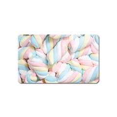 Rainbow-cake-layers Marshmallow-candy-texture Magnet (name Card) by jellybeansanddinosaurs